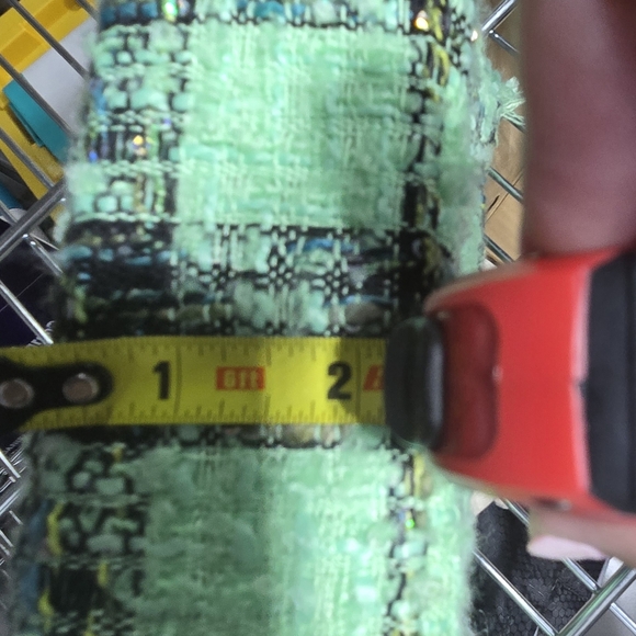 Kurt Kreiger tweed plaid rhinestone purse - Picture 7 of 7